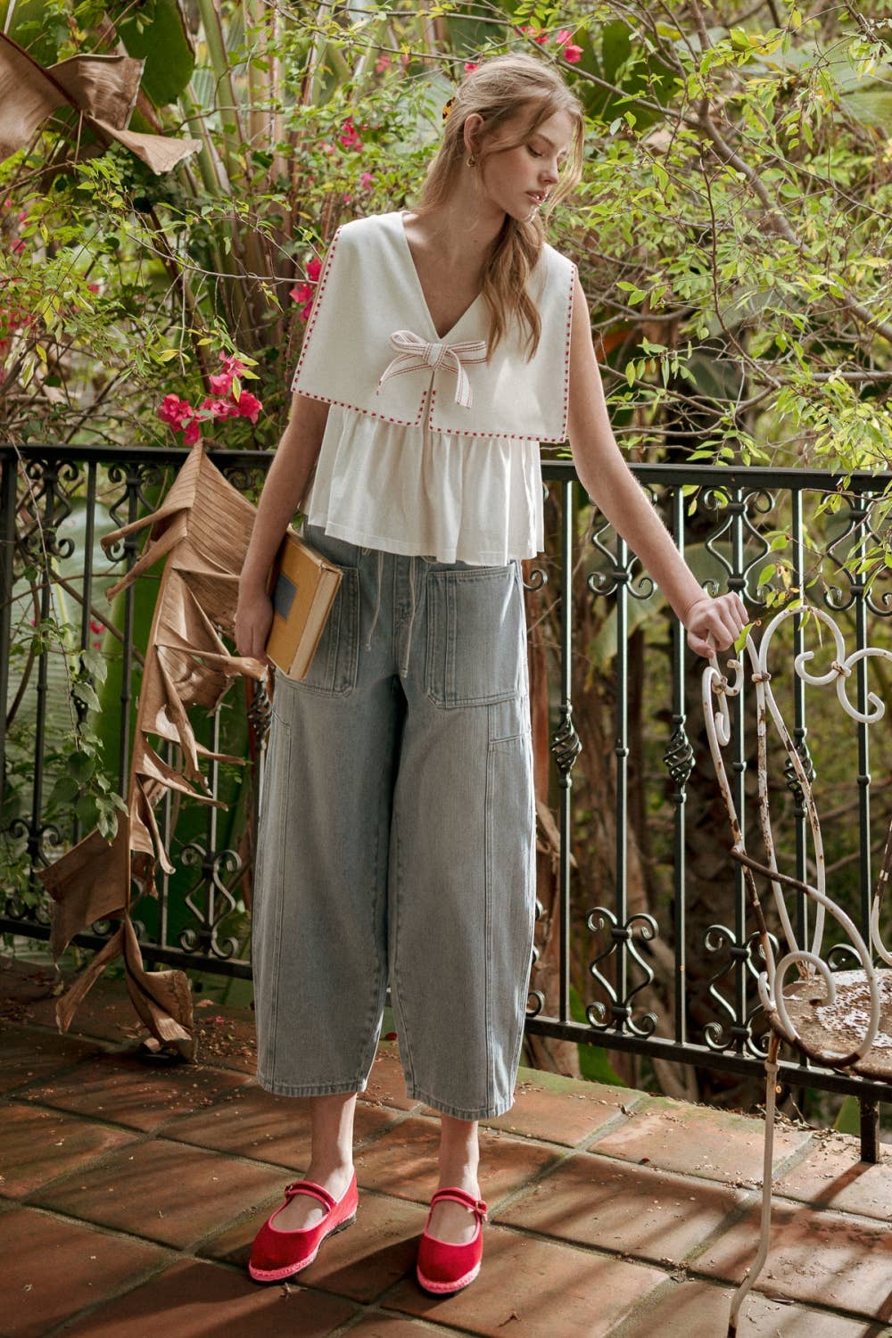 Sleeveless Sailor Top