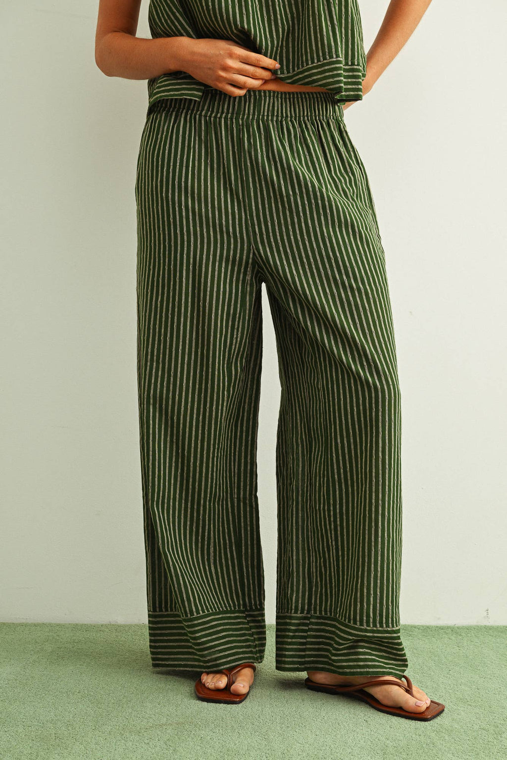 Billy Striped Wide Leg Pants