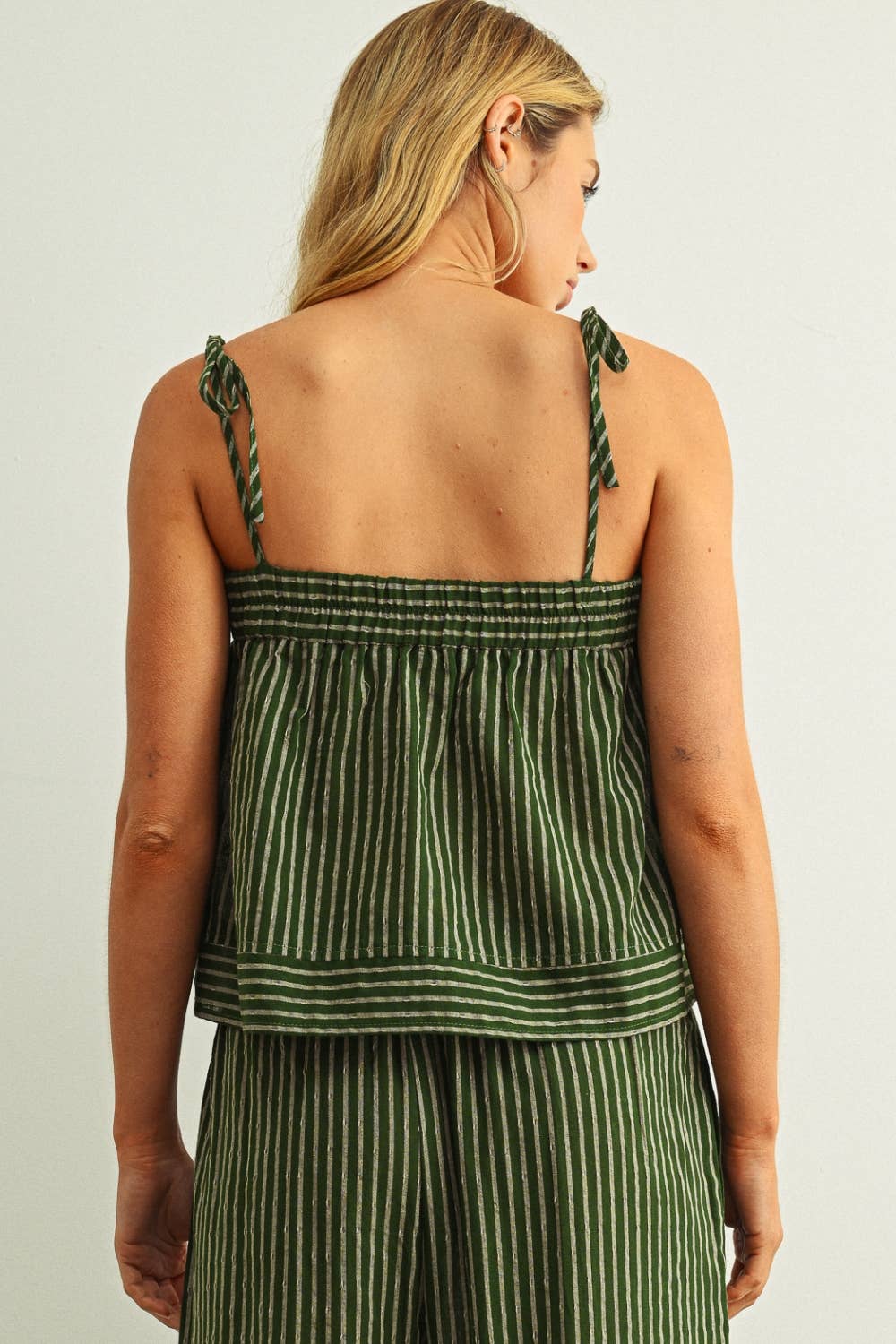 Billy Striped Spaghetti Strap Top