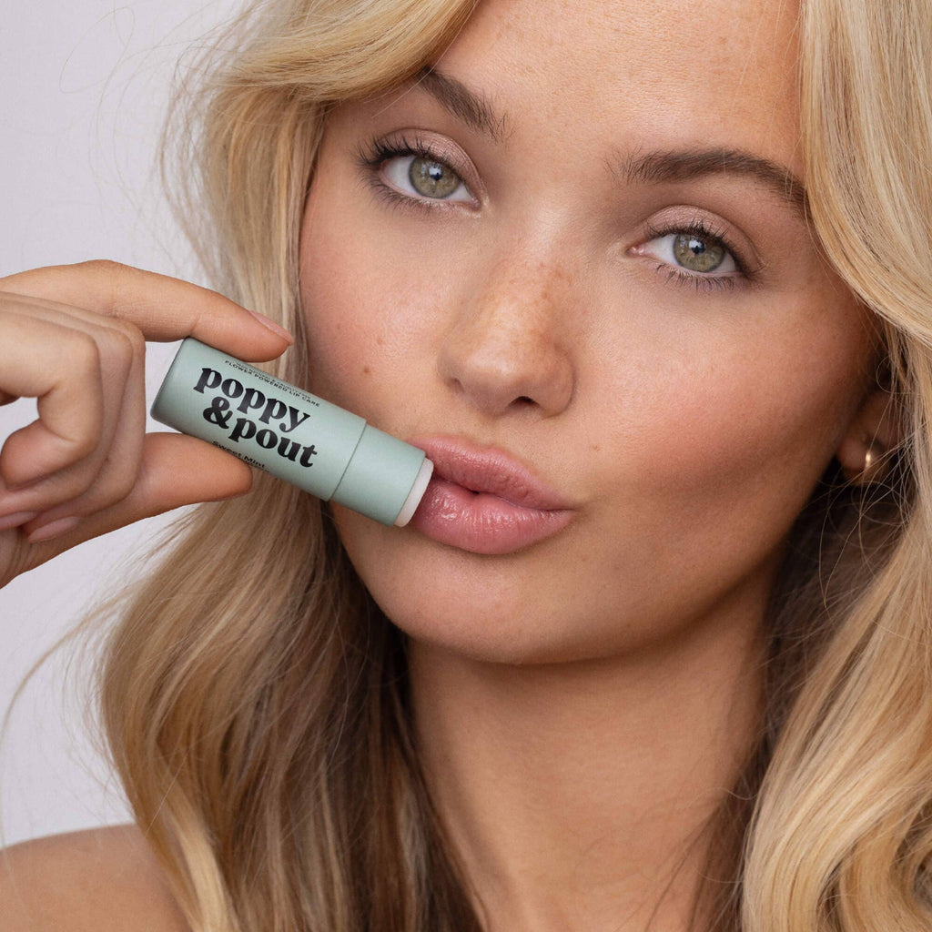 POPPY & POUT Lip Balm, Sweet Mint