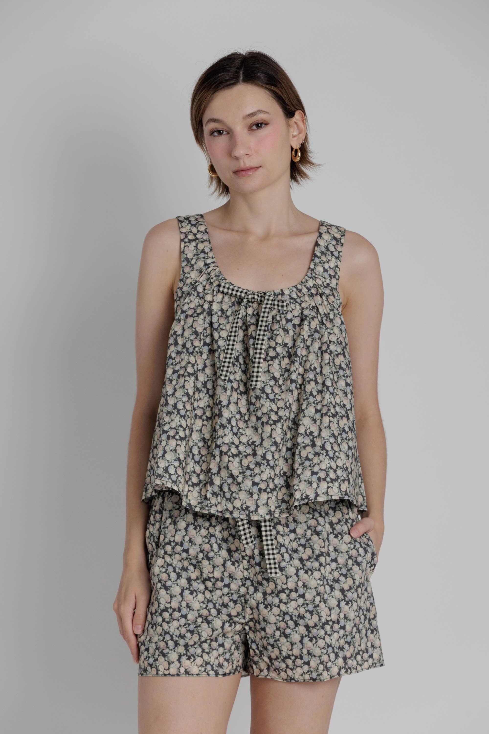 Floral Sleeveless Top