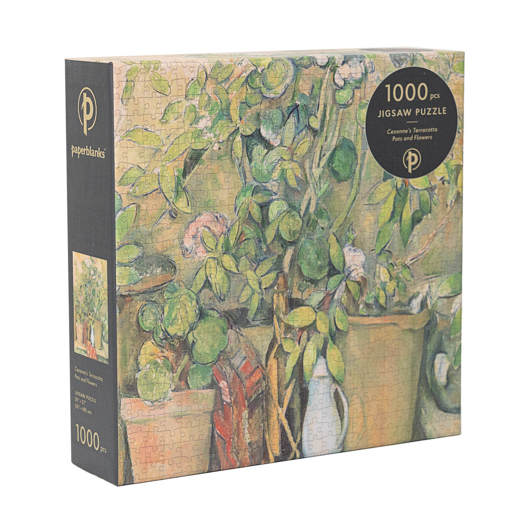 Paperblanks Cezanne's Terracotta Pots & Flowers Puzzle 1000P