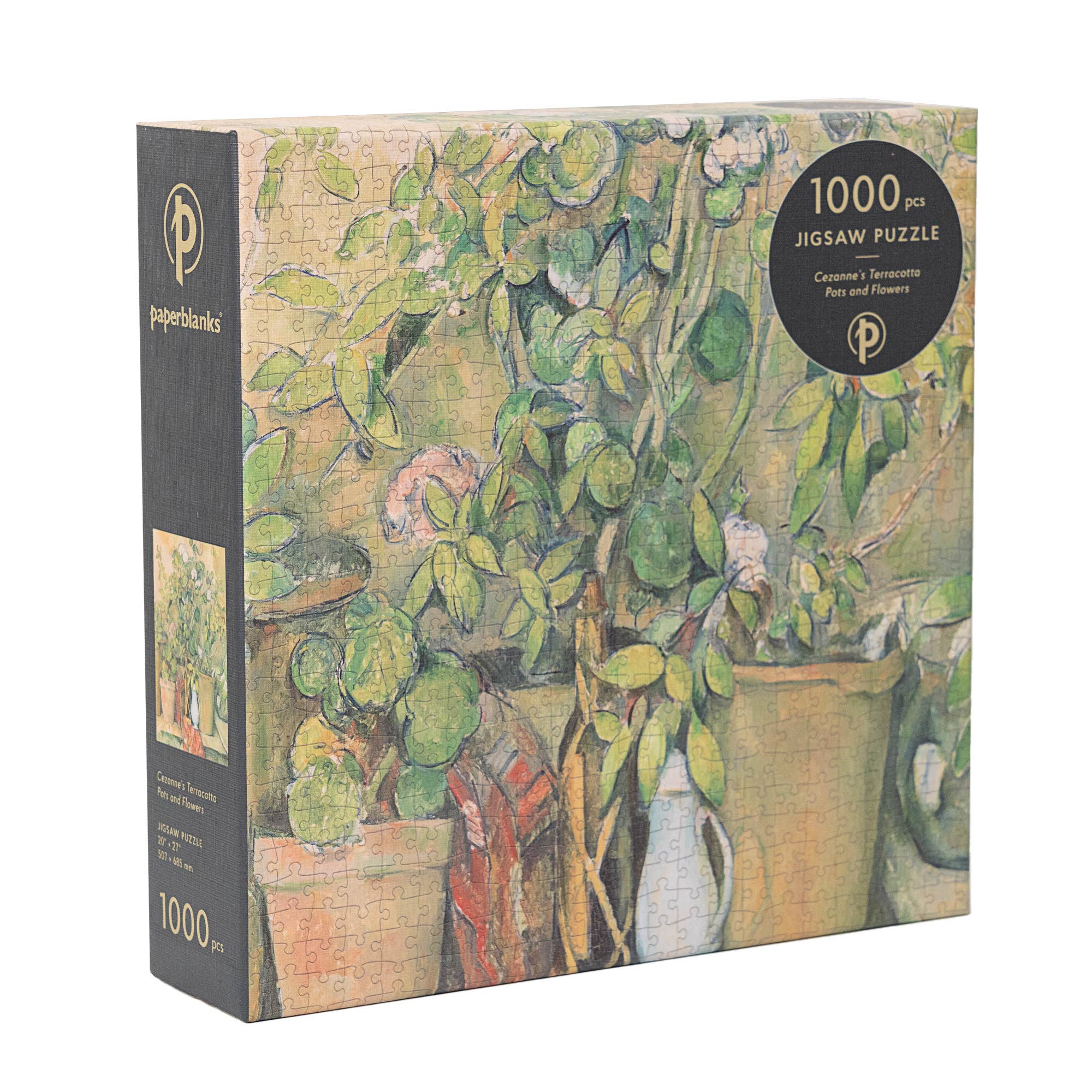 Paperblanks Cezanne's Terracotta Pots & Flowers Puzzle 1000P