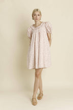 Floral Ruffle Mini Dress