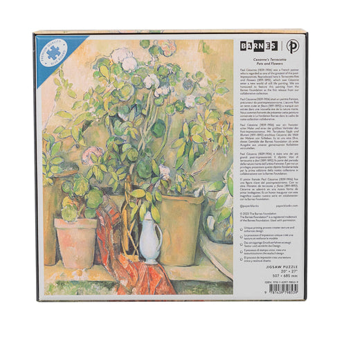 Cezanne's Terracotta Pots & Flowers 1,000 Piece Puzzle