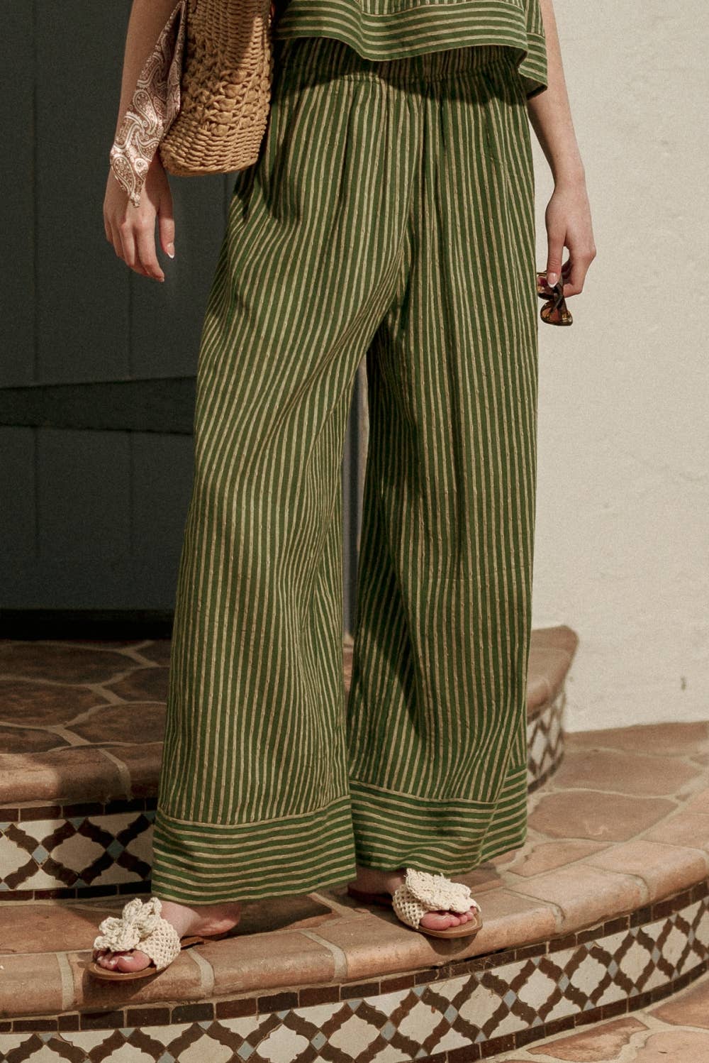 Billy Striped Wide Leg Pants