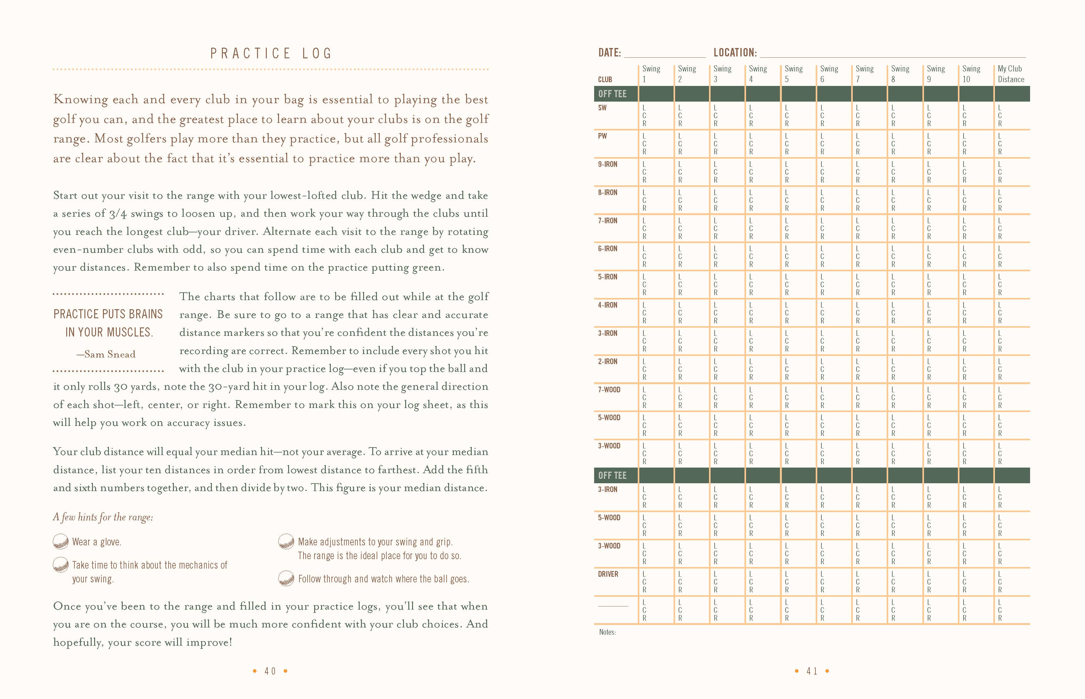 Ultimate Golf Journal