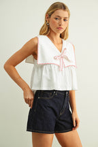 Sleeveless Sailor Top