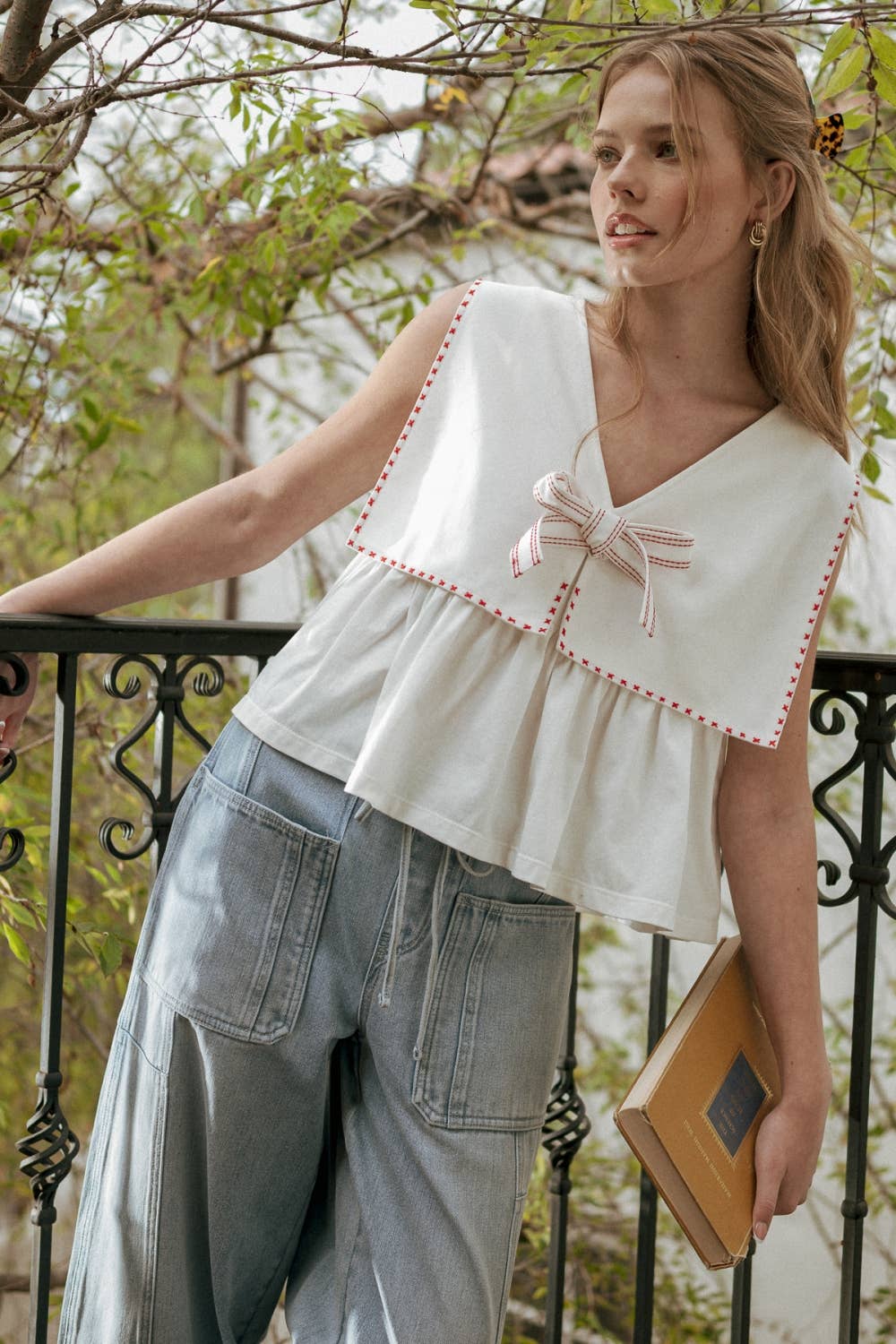 Sleeveless Sailor Top