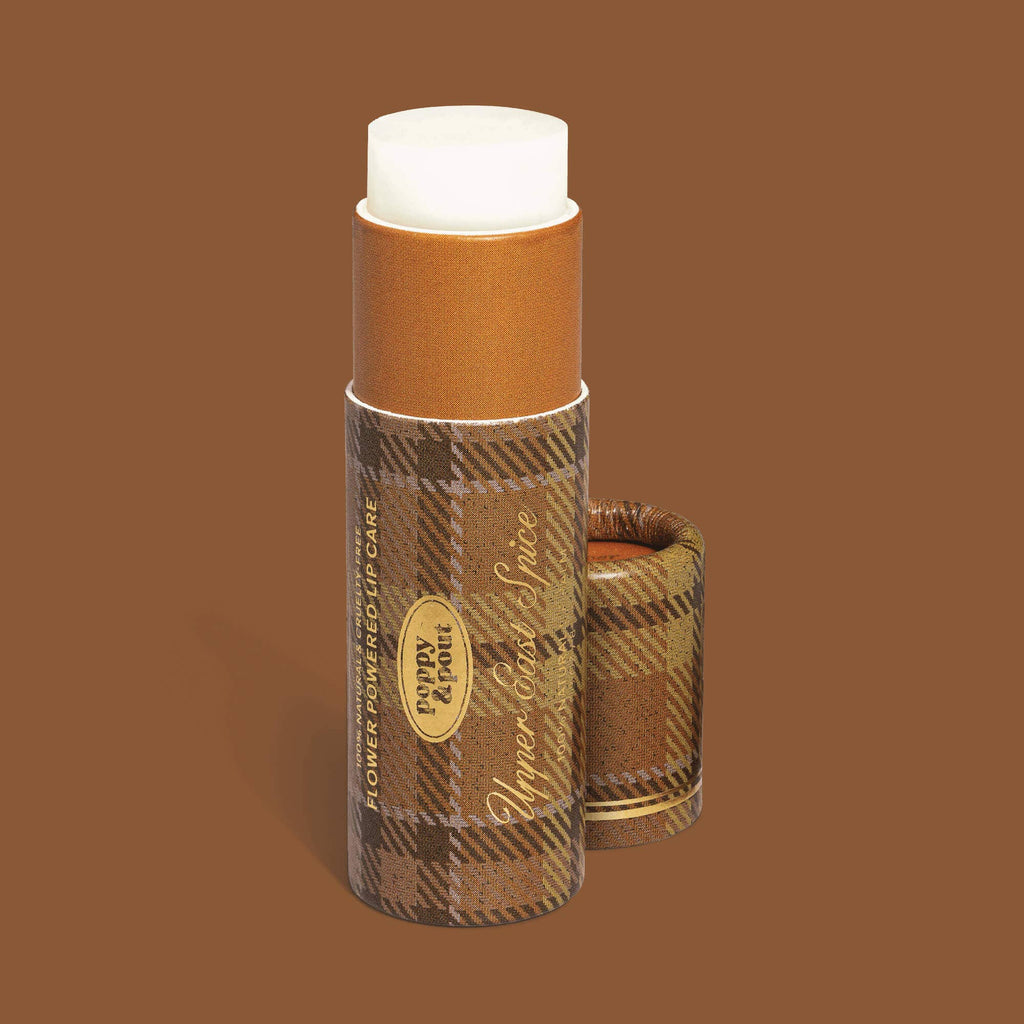 POPPY & POUT Lip Balm, Uptown Autumn, Upper East Spice