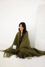 ARCTIC FOX Reykjavik Throw - 100% Recycled - Sea Kelp