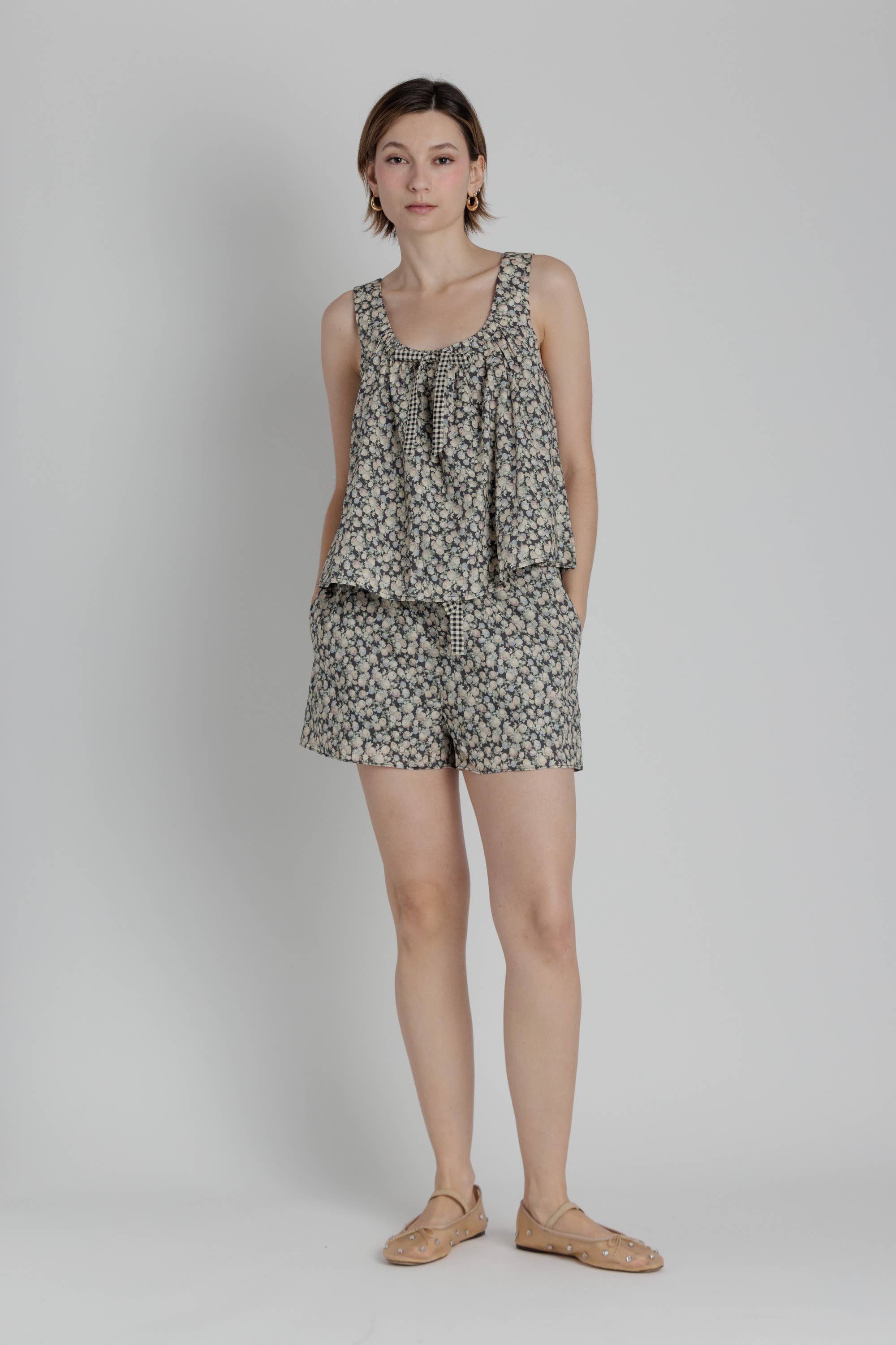 Floral Sleeveless Top