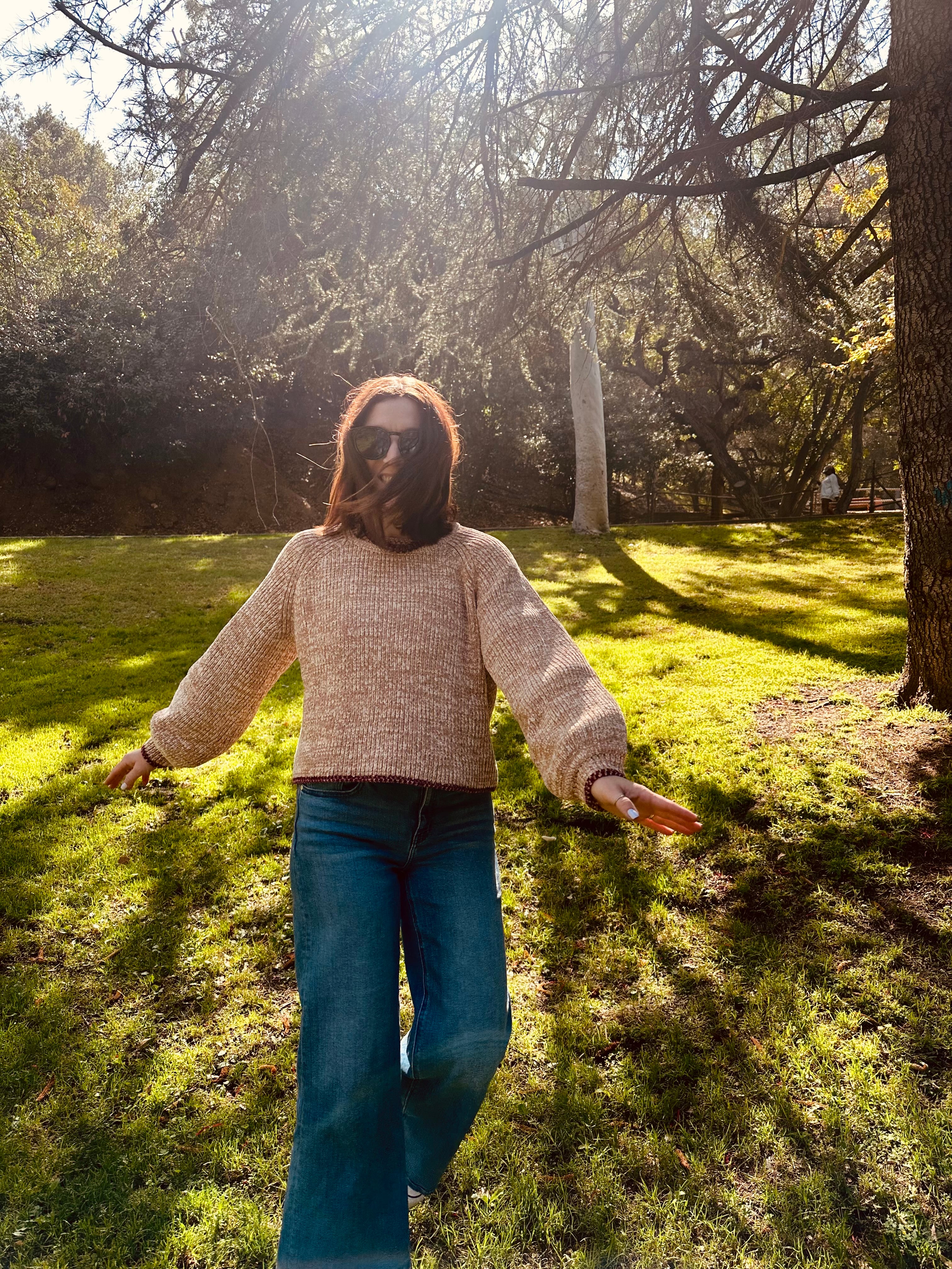 SKIES ARE BLUE Knitted Long Sleeve Sweater