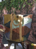 Barry Large Patchwork Jute Tote