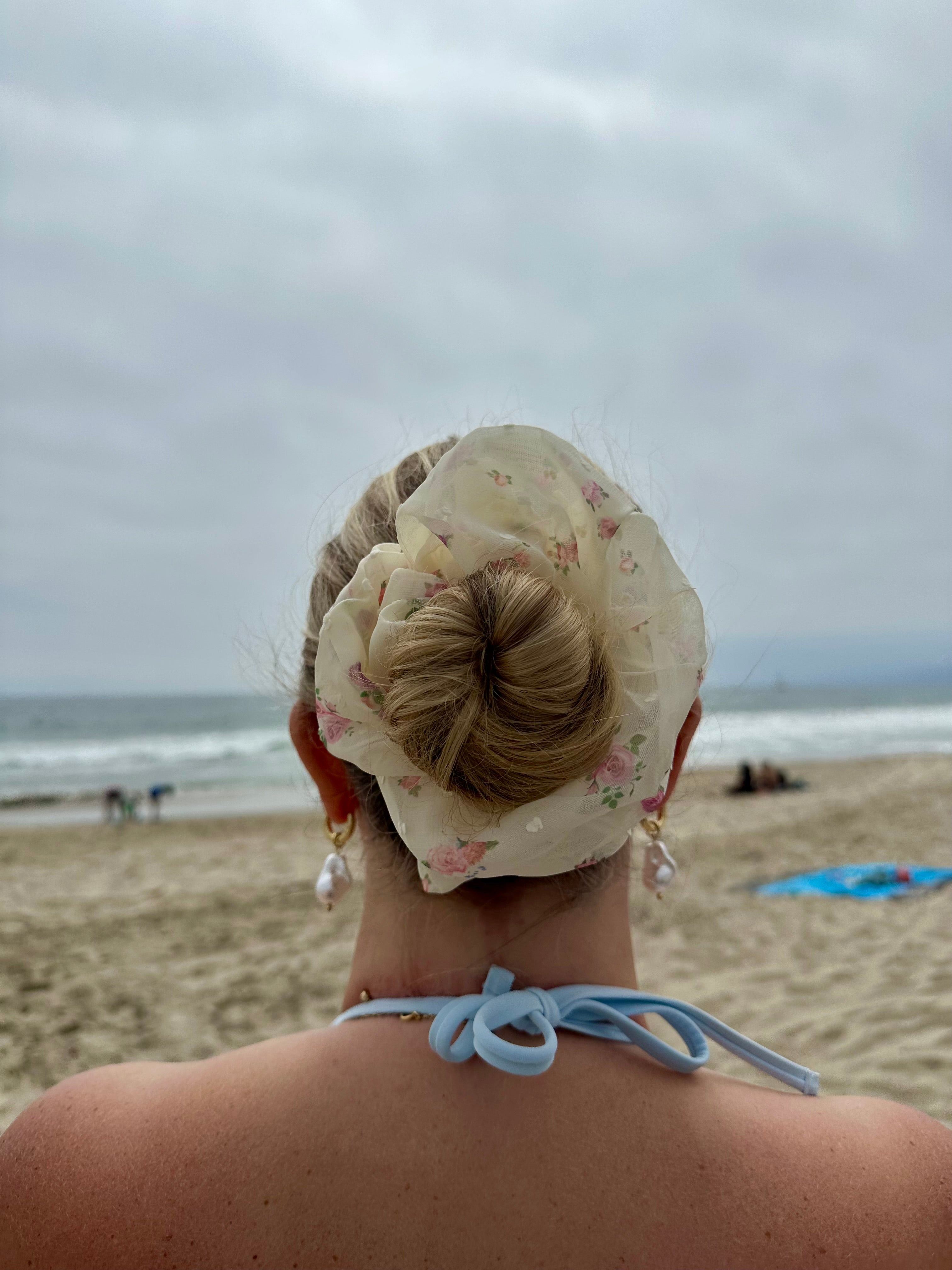 Floral Hair Scrunchie