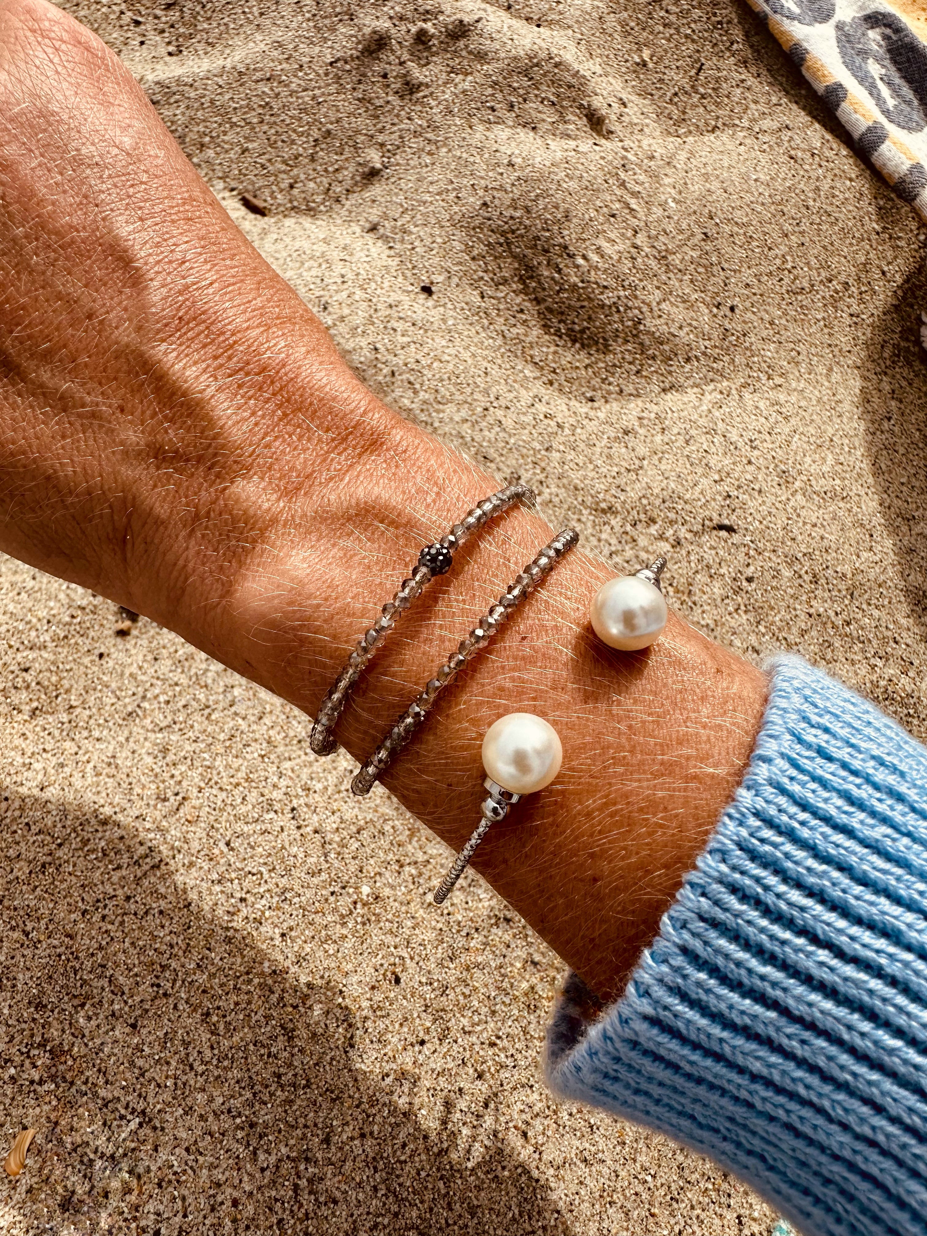 Open Pearl Bracelet