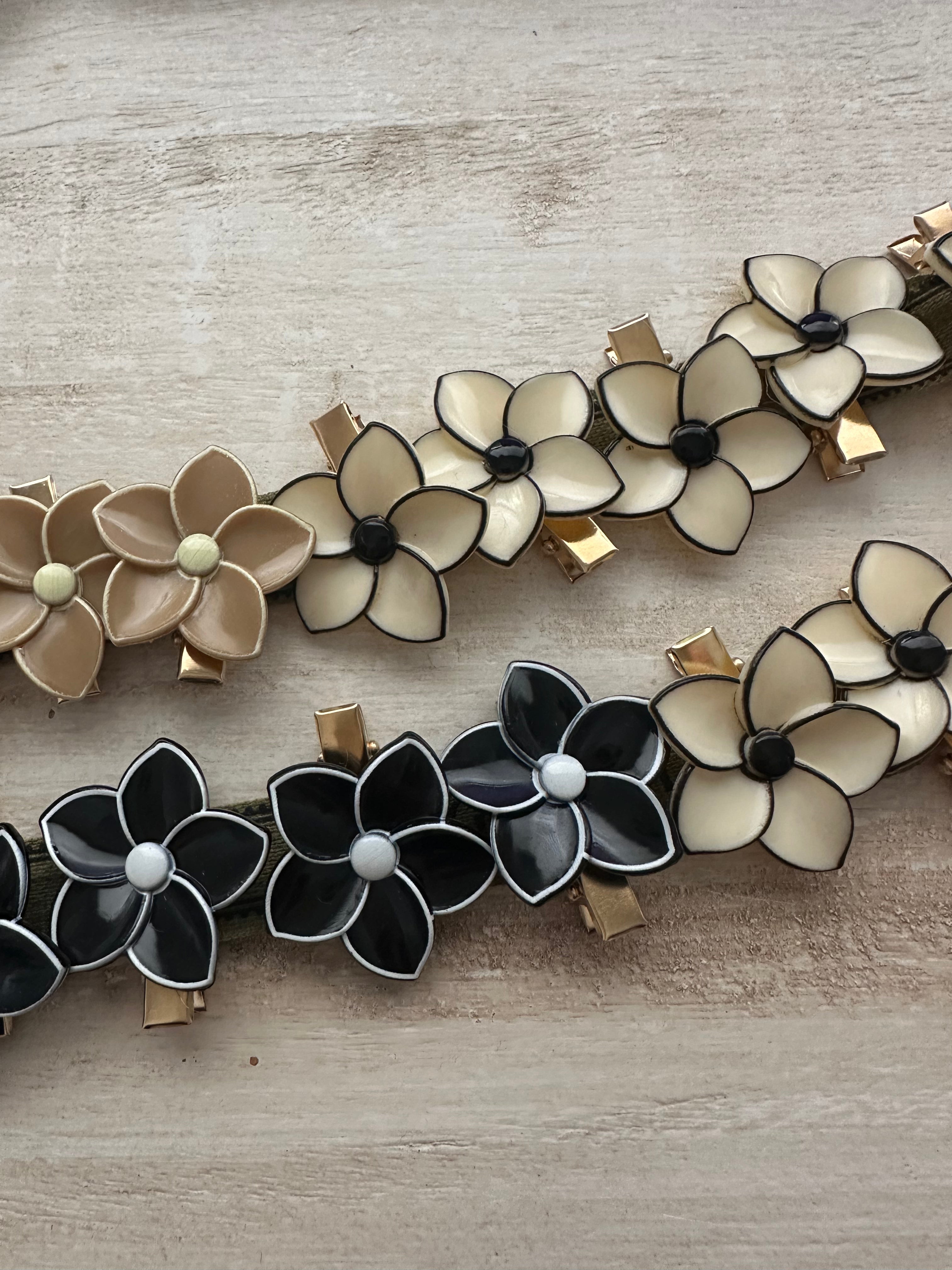 Flower Alligator Hair Clip