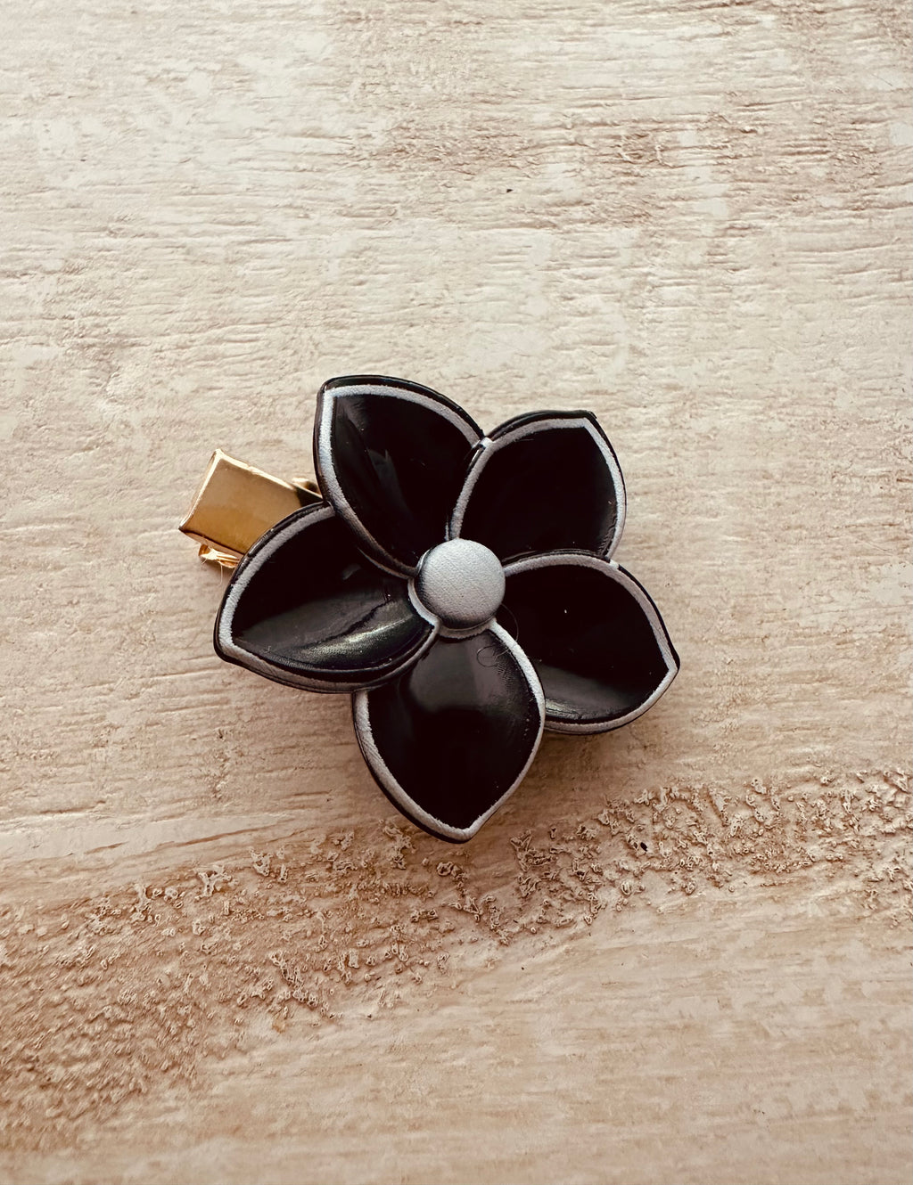 Flower Alligator Hair Clip