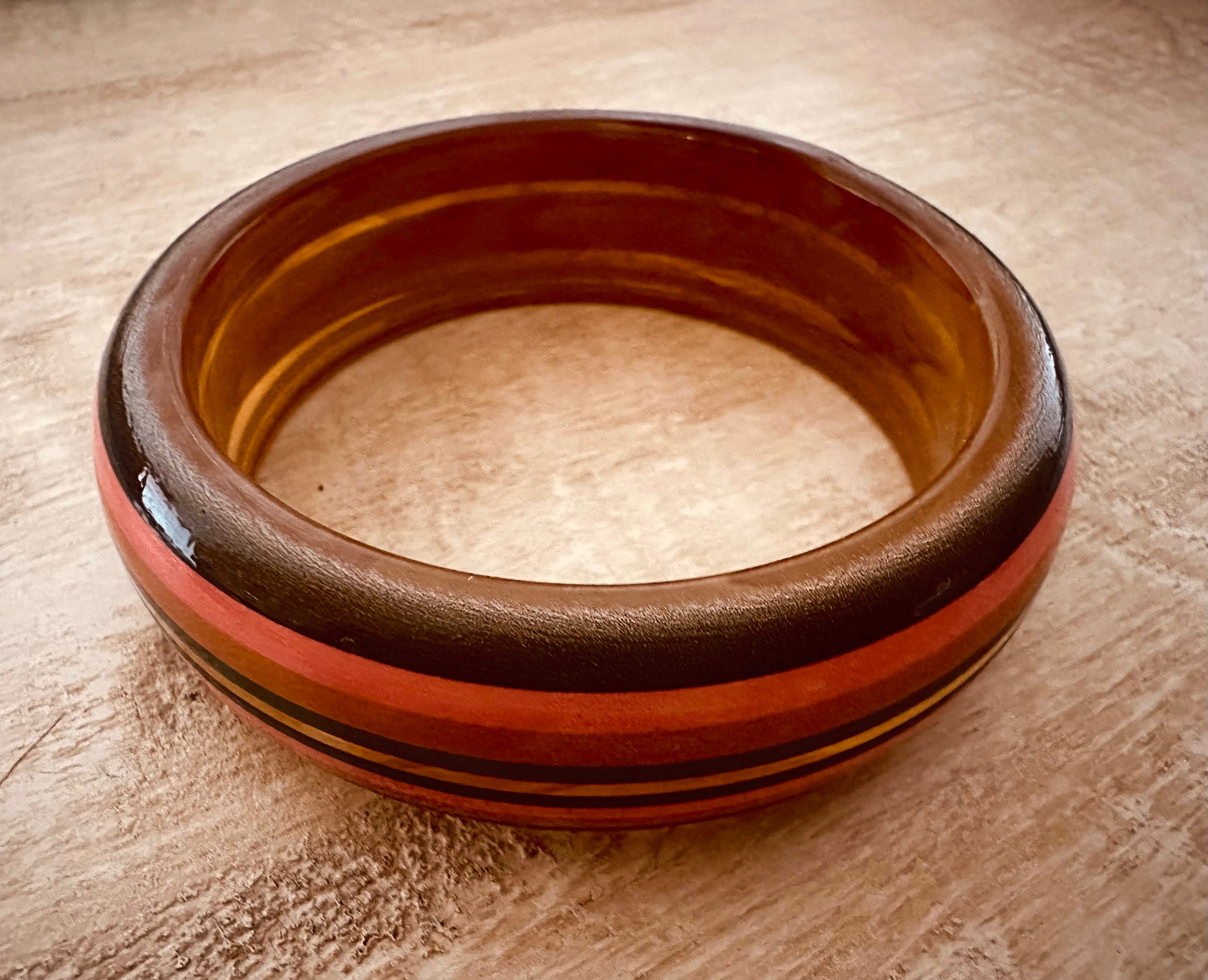 Liza Striped Bangle Bracelet