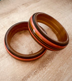 Liza Striped Bangle Bracelet