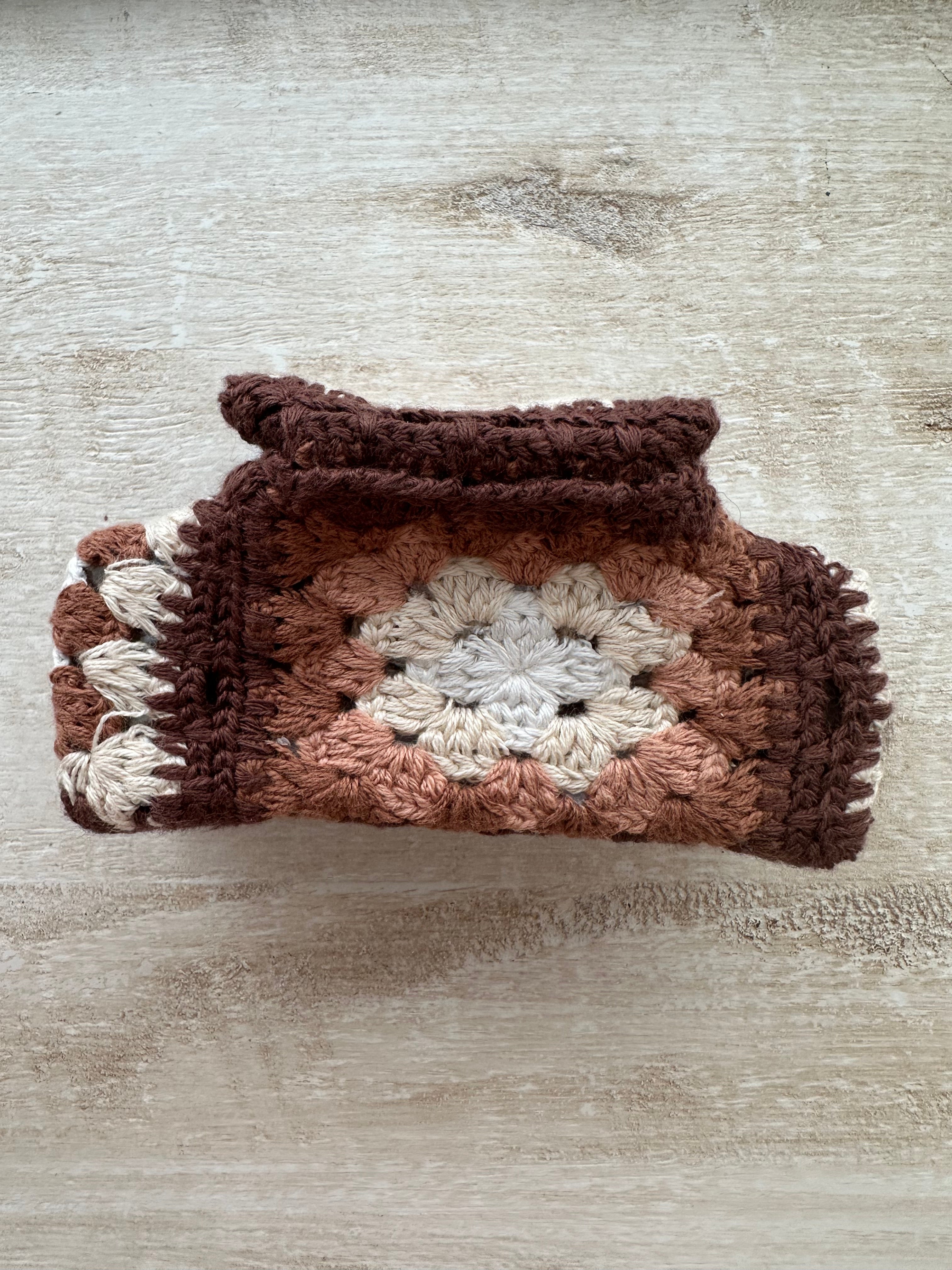 Crochet Covered Hair Clip