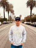 LEIGHTON Printed Logo Crew Neck Sweatshirt
