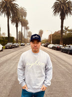 LEIGHTON Printed Logo Crew Neck Sweatshirt