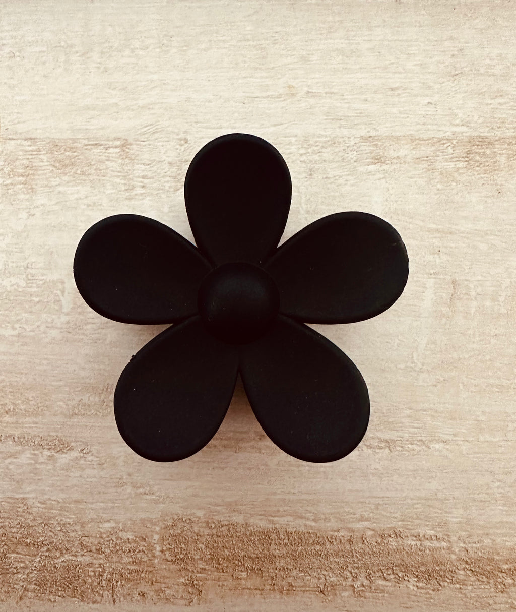 Solid Retro Flower Hair Clip