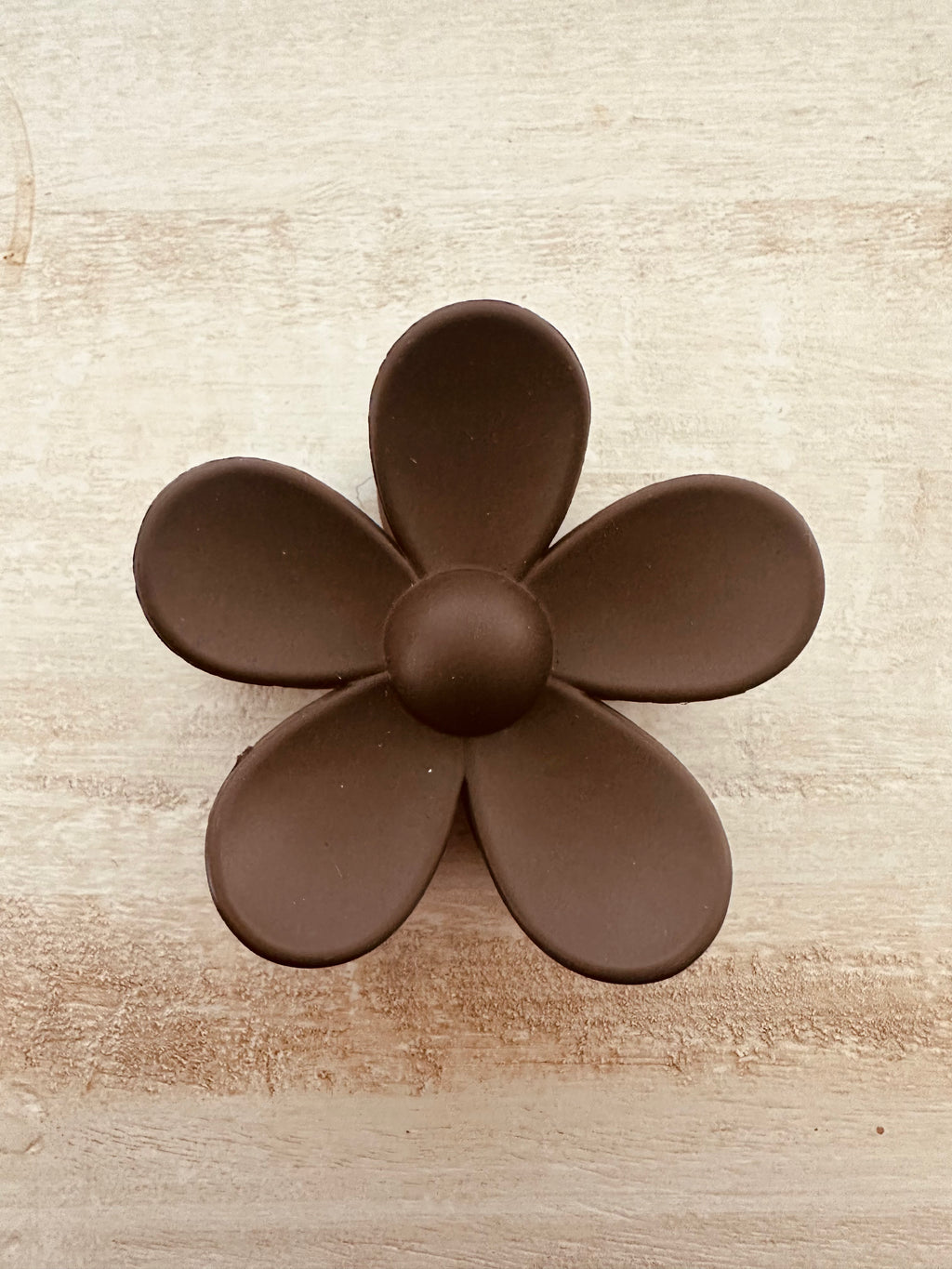 Solid Retro Flower Hair Clip