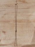 Silver Lariat Chain Necklace