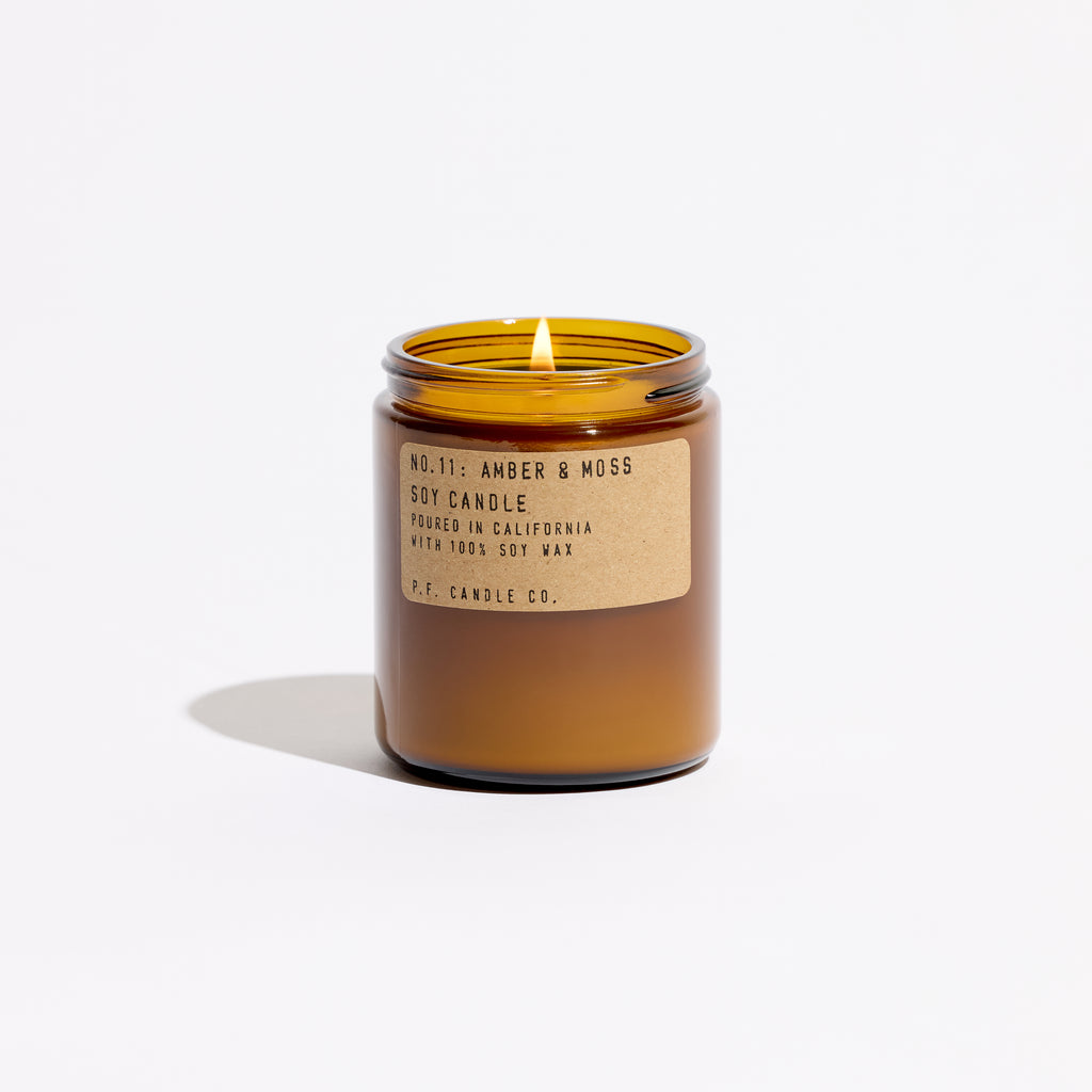 P.F. Candle Co. 7.2oz Standard Candle - Amber & Moss