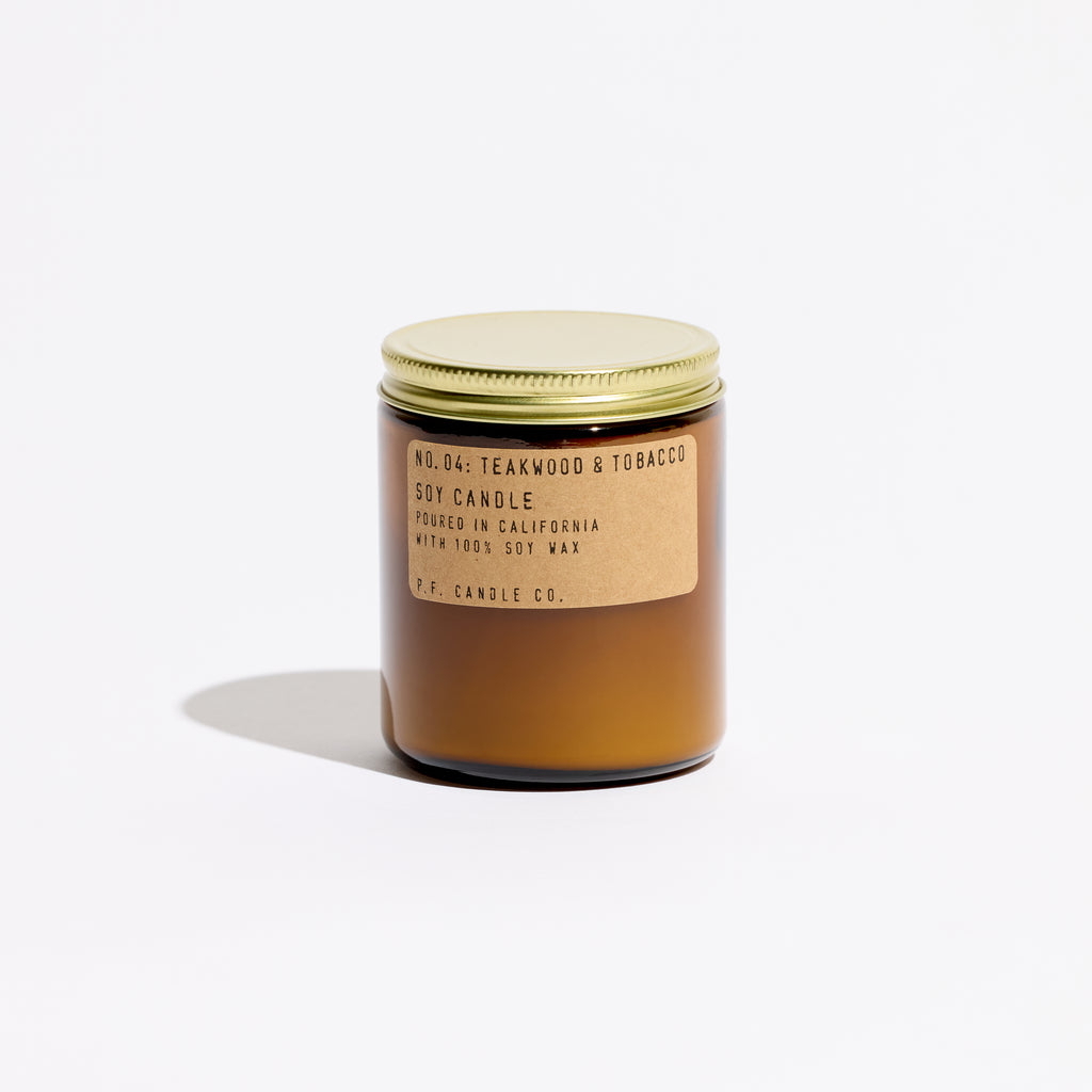 P.F. Candle Co. 7.2oz Standard Candle - Teakwood & Tobacco