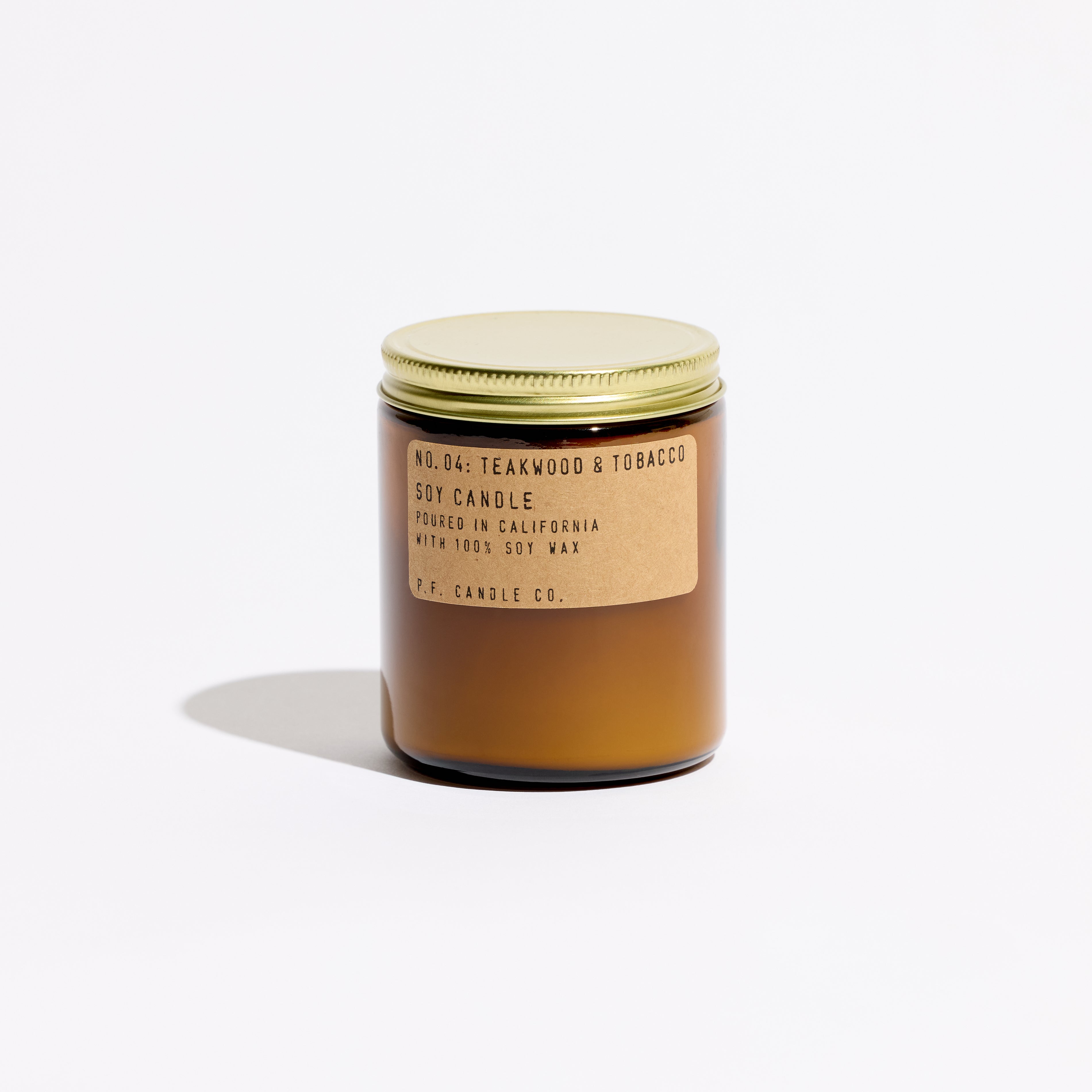 P.F. Candle Co. 7.2oz Standard Candle - Teakwood & Tobacco