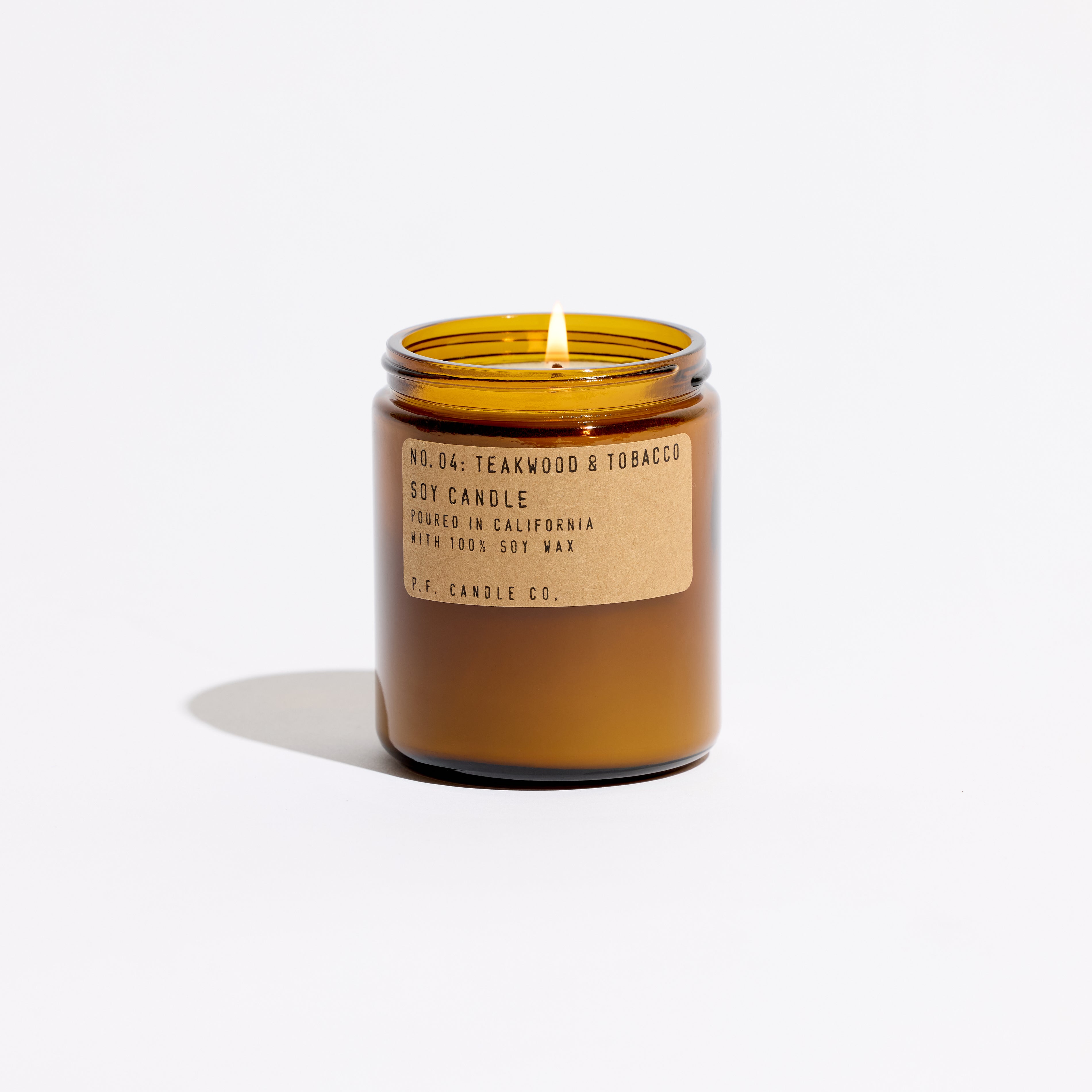 P.F. Candle Co. 7.2oz Standard Candle - Teakwood & Tobacco