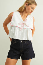 Sleeveless Sailor Top
