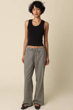 Sienna Gingham Drawstring Pants