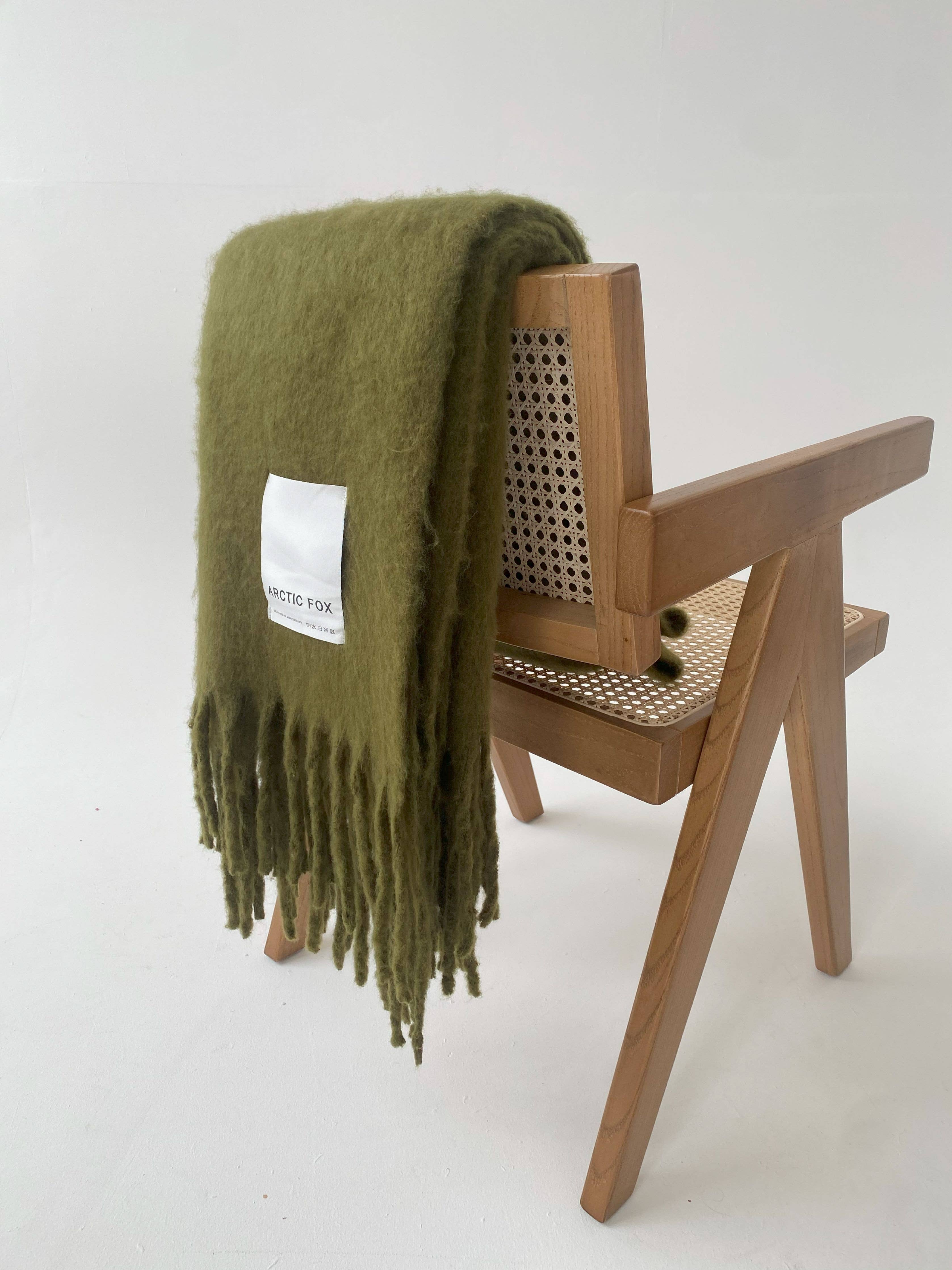 ARCTIC FOX Reykjavik Throw - 100% Recycled - Sea Kelp