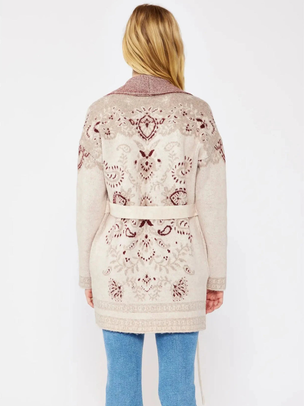 LOVESTITCH Belted Cardigan with Pockets