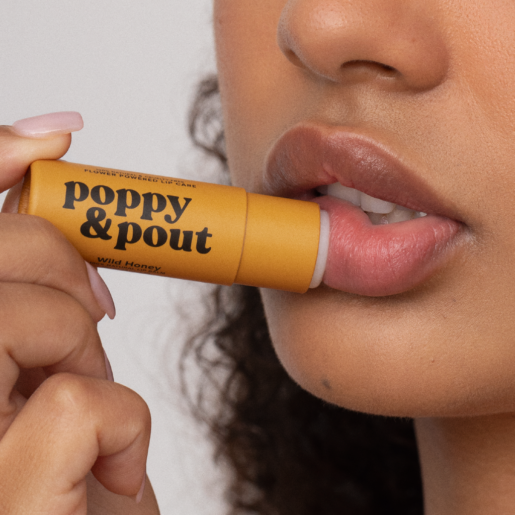 POPPY & POUT Lip Balm, Wild Honey